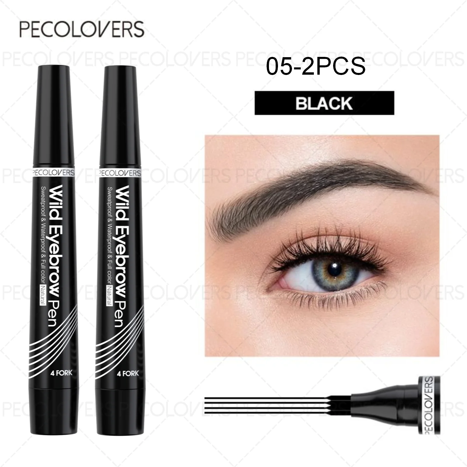 4-Fork Brow Pen