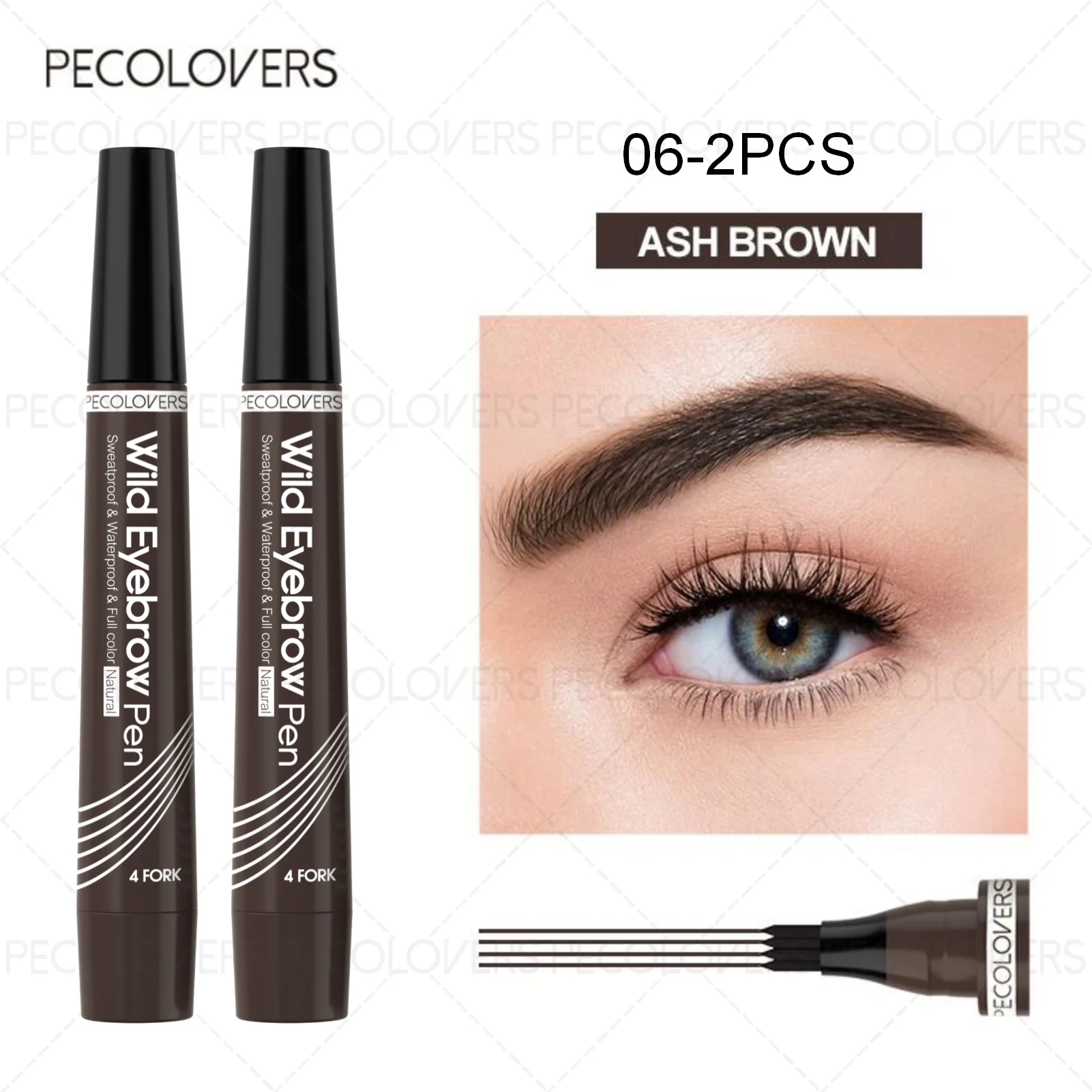 4-Fork Brow Pen