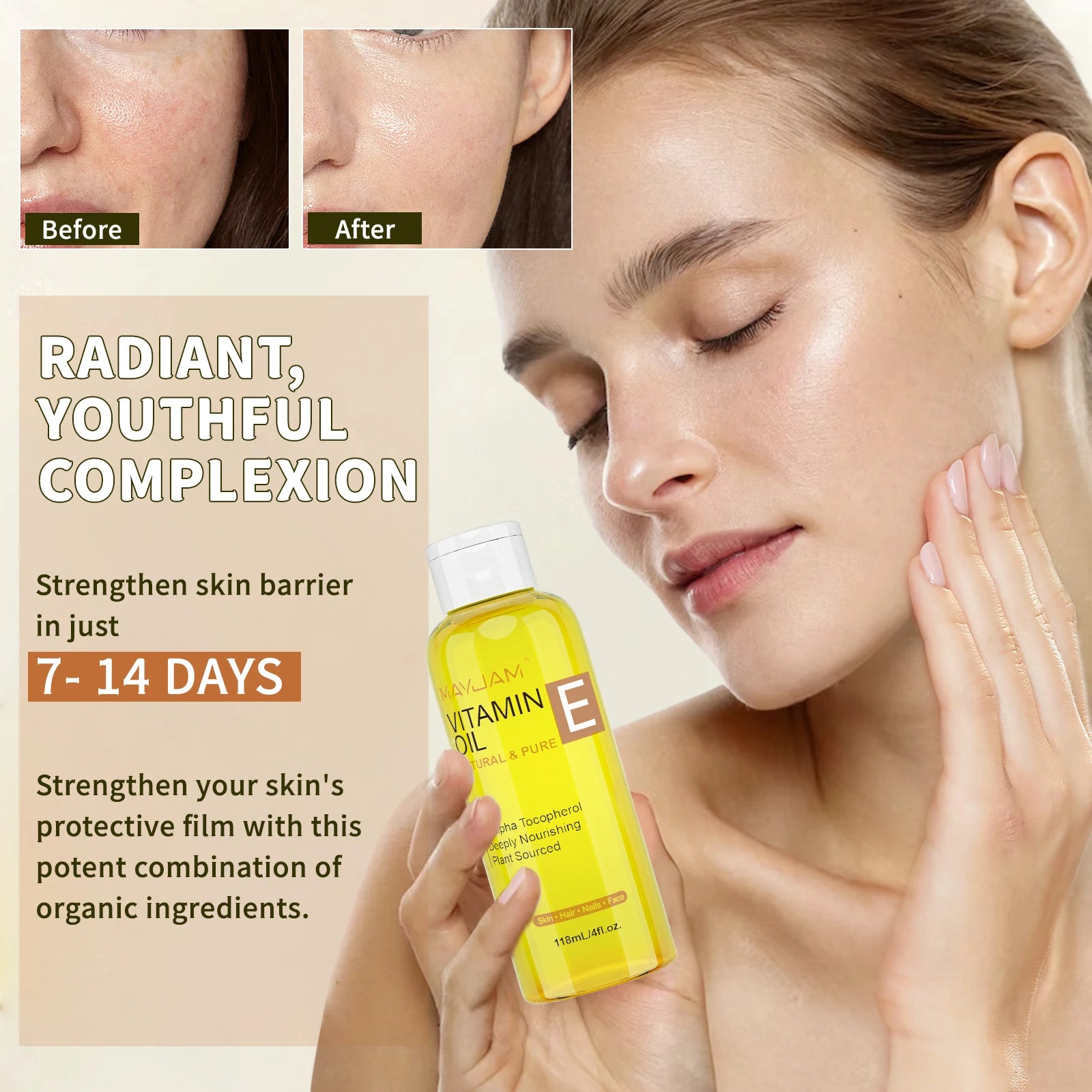 MAYJAM Vitamin E Face & Body Oil