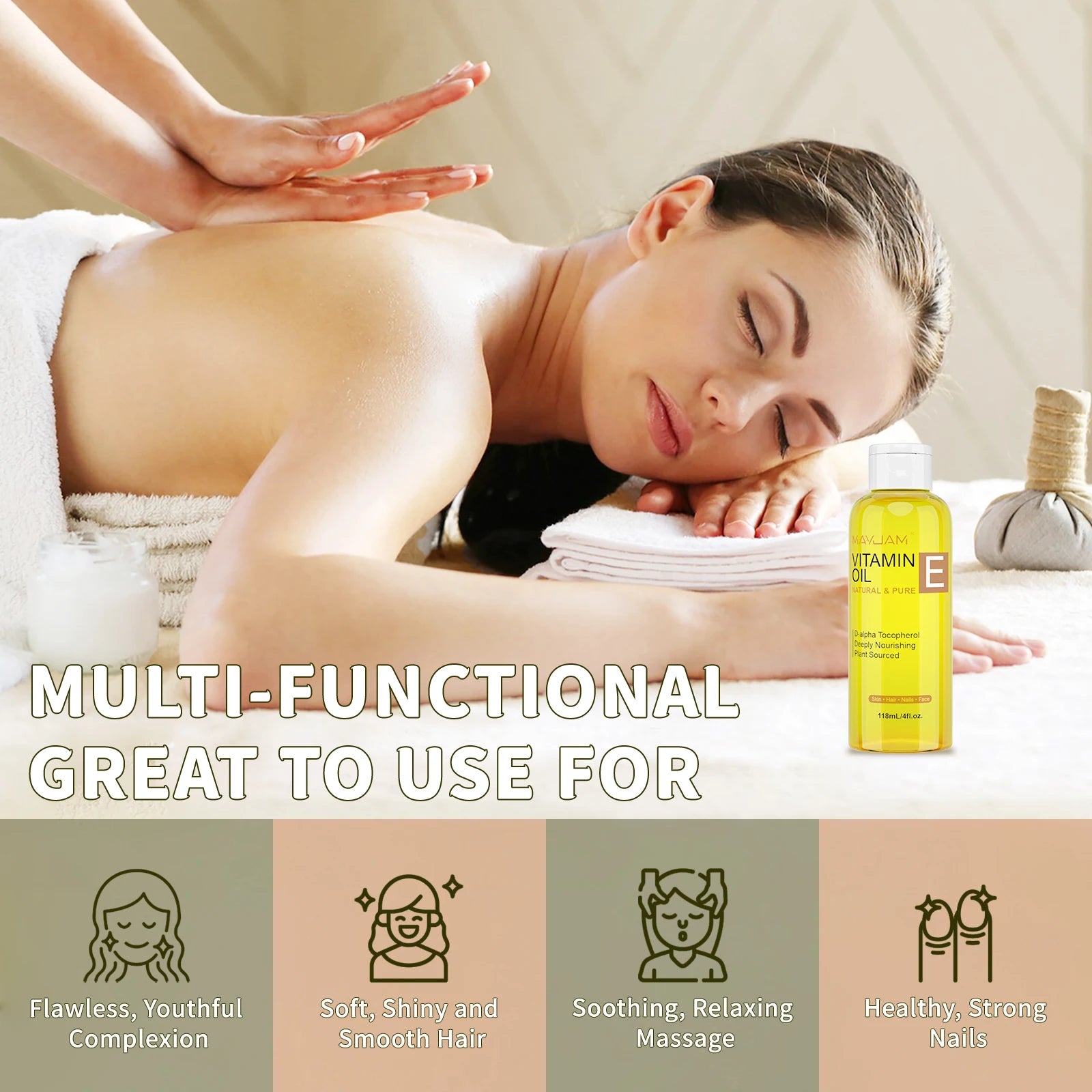 MAYJAM Vitamin E Face & Body Oil