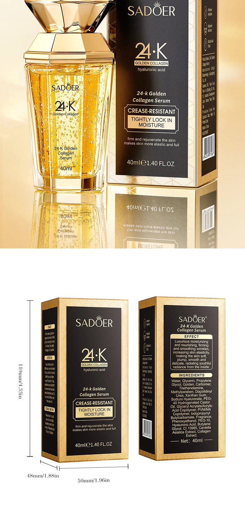SADOER 24K Gold Collagen Serum