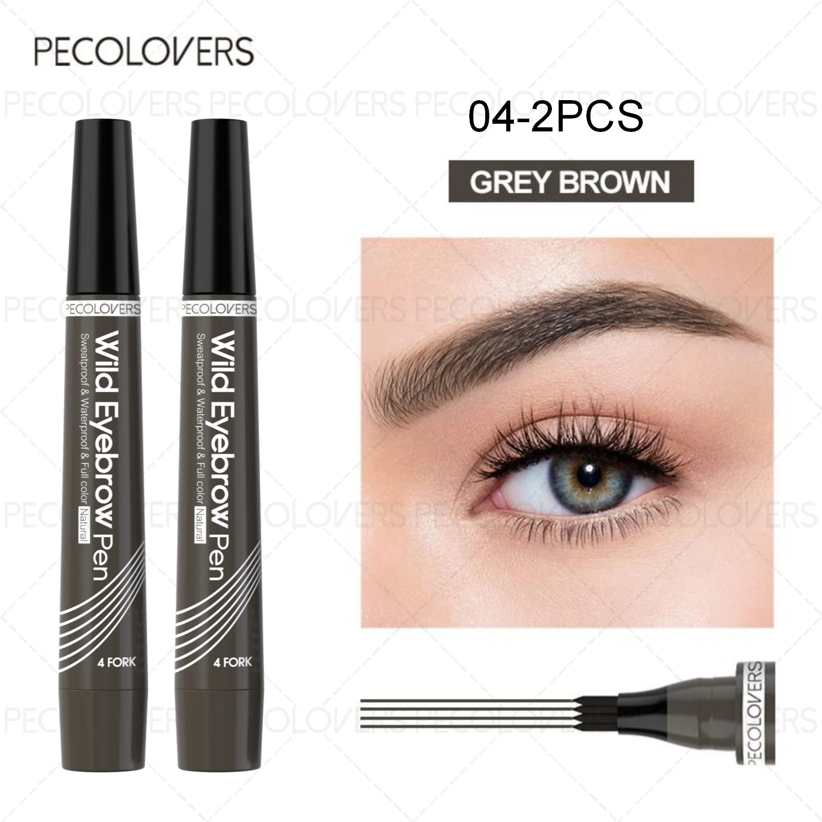 4-Fork Brow Pen